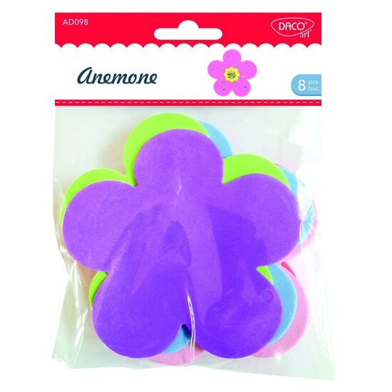 AD098 - Set 8 figurine foam - anemone - DACO
