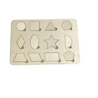 Placuta pt. invatat - Forme geometrice - 21 x 30 - Plop + HDF - C-ART