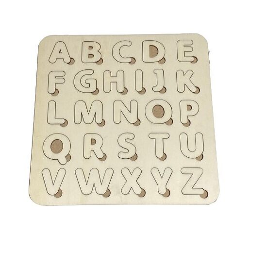 Placuta pt. invatat - Alfabet - 30 x 30 - Plop + HDF - C-ART