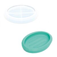 0119 - Mulaj pentru sapun oval - 15 x 10.5 x 2.6cm - Unicraft