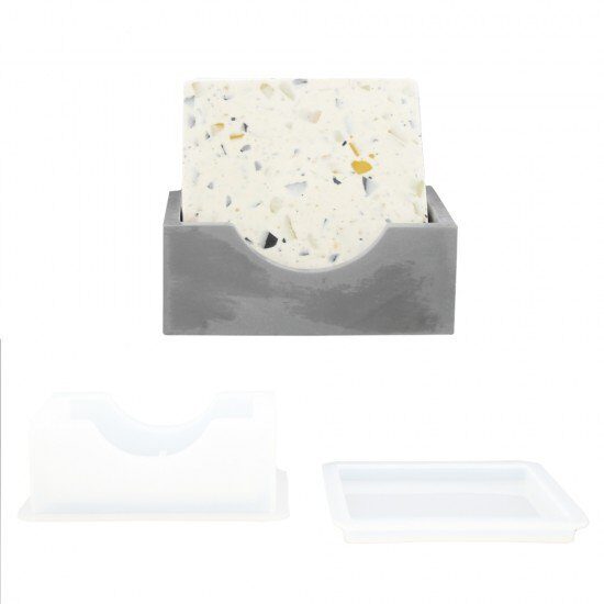 0098 - Mulaj Suport pahare - patrat - 9cm - Unicraft
