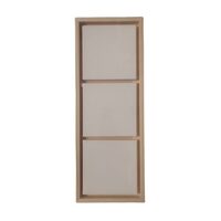Set 3 panze 20 x 20 cu rama lemn natur L - C-ART
