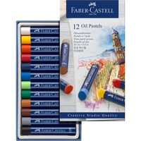 FC127012 Creioane ulei pastel 12 culori Faber-Castell