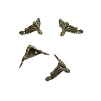 366939 Coltar metalic cu piciorus nuanta bronz - ANT-CH
