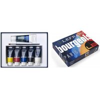 Set 5x80ml acrilice fine + 3D Glossy gel - Lefranc & Bourgeois