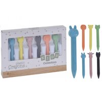 700825 Set 6 creioane cerate cu figurine - ANT-CH