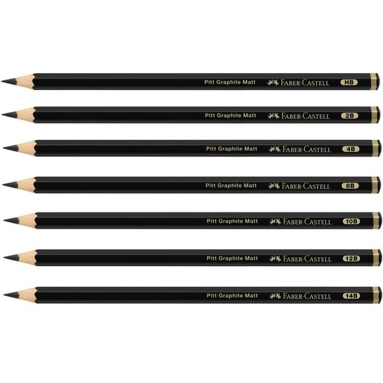 Creione grafit Pitt Graphite Matt - FABER-CASTELL