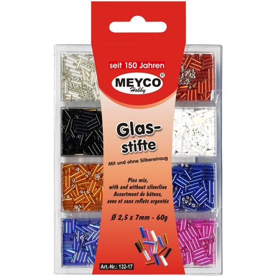 132-17 - Set mixt margele tubulare , 60 gr - Meyco