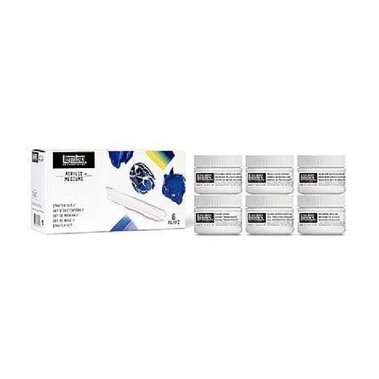 Set 6x100ml mediumuri acrilice profesionale - Liquitex