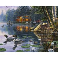FA10025-Y Set pictura pe numere Chalet Life - F-ART