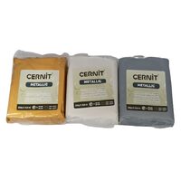 Pasta polimerica de modelat Cernit metalic - 250gr