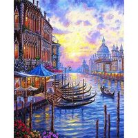 LICHIDARE STOC- PN161-Y Set pictura pe numere The Grand Canal of Venice - F-ART