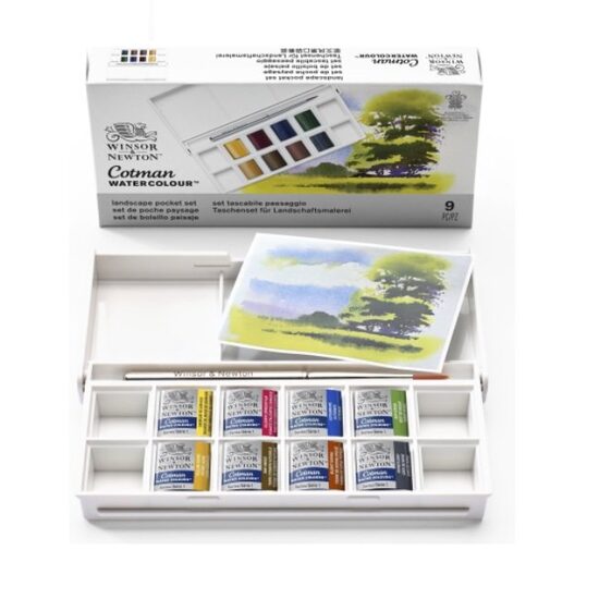 0390673 Set de buzunar pentru pictura peisaj in acuarela - Winsor & Newton