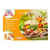 8033-06 Set modelaj fimo kids maimute si girafe