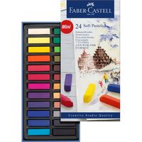 FC128224 Creioane pastel soft mini 24 culori - Faber-Castell