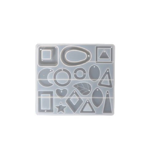41107 Matrita, mulaj silicon transparent, 15.5x16.3x0.7cm - Pentart