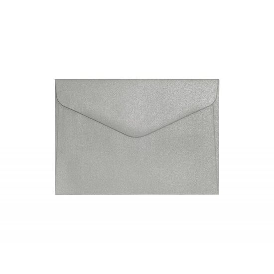 280266 - Set 10 plicuri C6 - argintiu perlat - Galeria Papieru