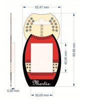 AMB12 - Ambalaj martisor , motive traditionale , 10/set - CALLI