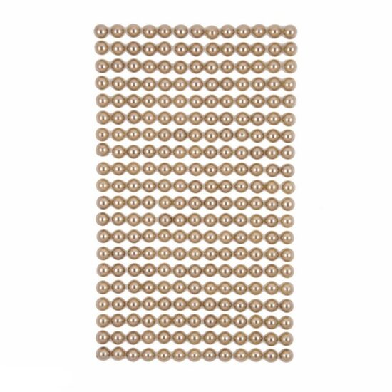 GRPE-033 - Set 260 perle adezive , 6 mm - bej - Dp craft
