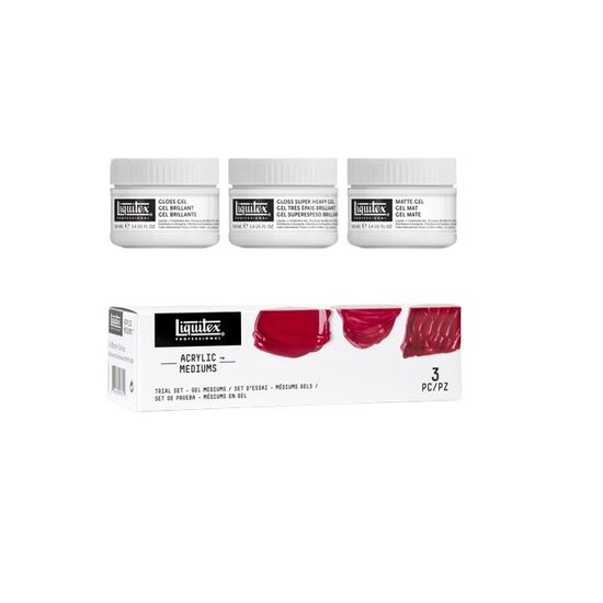 Set 3 x 100ml mediumuri gel profesionale - Liquitex