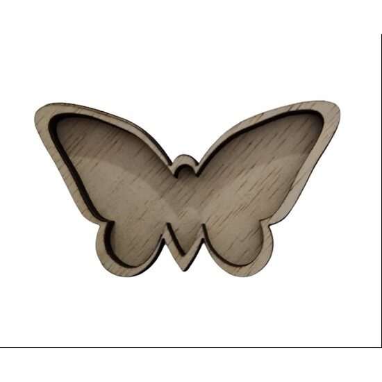 Baza martisor licheni - fluture - C-ART