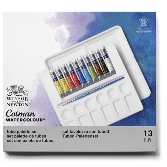 0390646 Set 10x8ml tuburi acuarela, Winsor & Newton