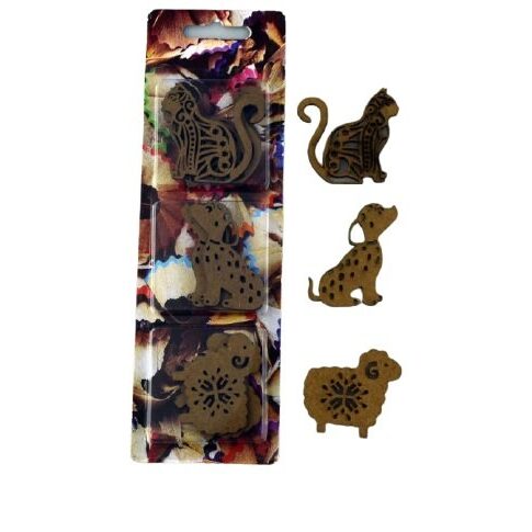 355423 Set 9 figurine lemn - ANT-CH