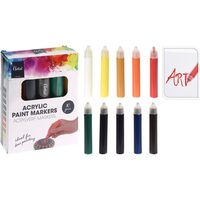 371067 Set 10 Markere cu vopsea acrilica - ANT-CH