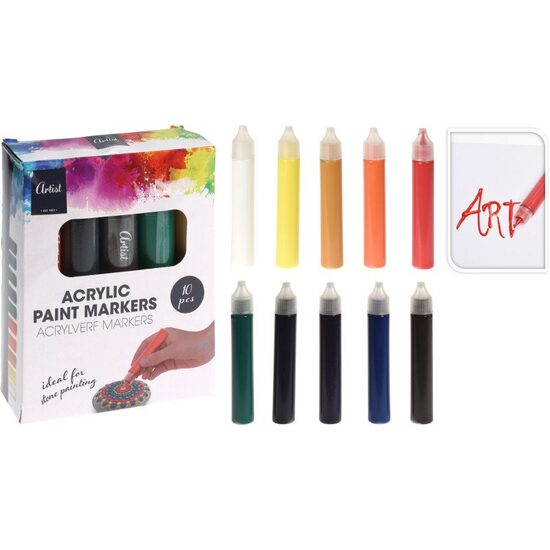 371067 Set 10 Markere cu vopsea acrilica - ANT-CH