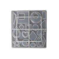 41106 Matrita, mulaj silicon transparent, 12.5x13x0.7cm - Pentart