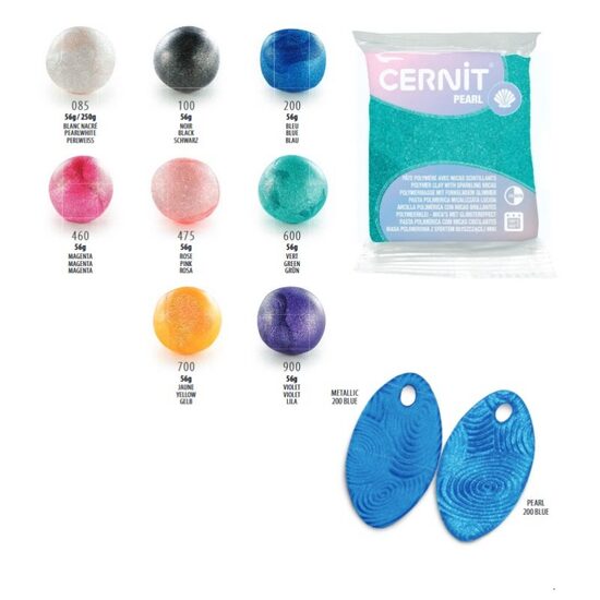 Pasta polimerica de modelat - Cernit Pearl - 56gr.