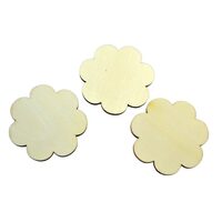 351001 Set 3 figurine lemn natur, 7cm - ANT-CH