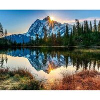 LICHIDARE STOC - PN902-Y Set pictura pe numere Lake and Mountain reflection - F-ART