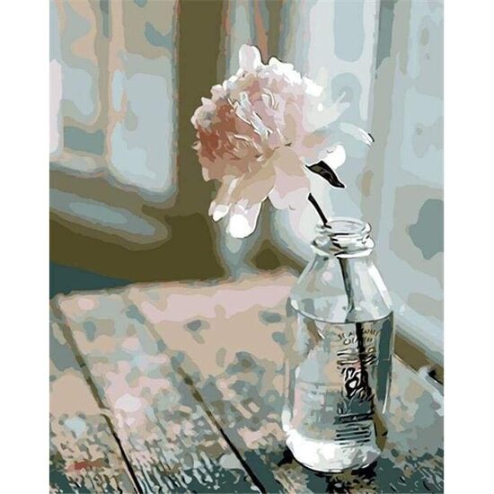LICHIDARE STOC - PN555-Y Set pictura pe numere White Flower - F-ART