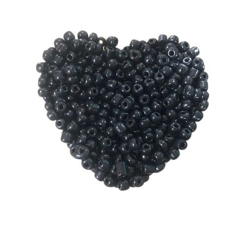 3045B Margele nisip 4mm , 200gr -negru