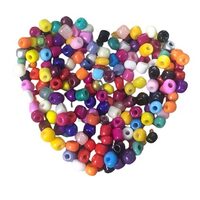 3055B Margele nisip 4mm , 200gr - multicolore