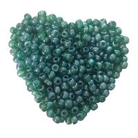 3059B Margele nisip 4mm , 200gr - verde translucent deschis
