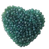 3060B Margele nisip 4mm , 200gr - verde translucent inchis