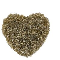 3096B Margele nisip 2mm , 200gr - aurii transparente