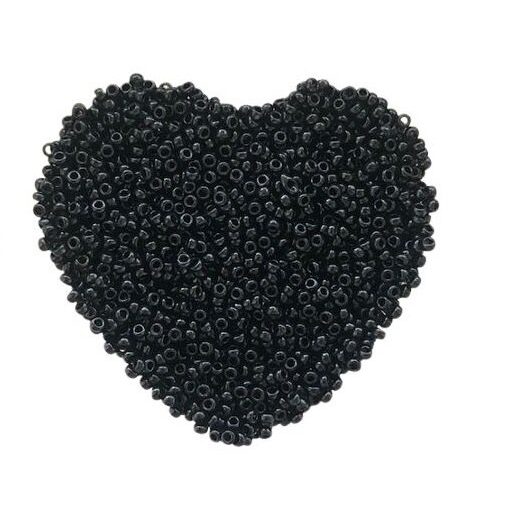 3099B Margele nisip 2mm , 200gr - negre