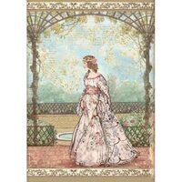 DFSA4571 A4 Rice paper packed - Sleeping Beauty princess
