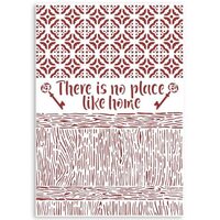 KSG487 Stencil G cm 21x29,7 - Casa Granada There is no place like home