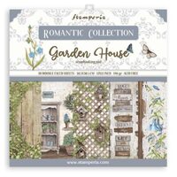 SBBL102 Scrapbooking Pad 10 sheets cm 30,5x30,5 (12_x12_) - Romantic Garden House