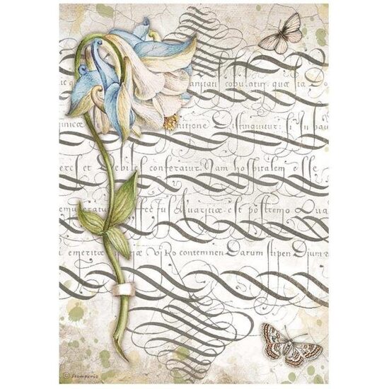 DFSA4668 - Hartie de orez A4 - Romantic Garden Hause - Stamperia