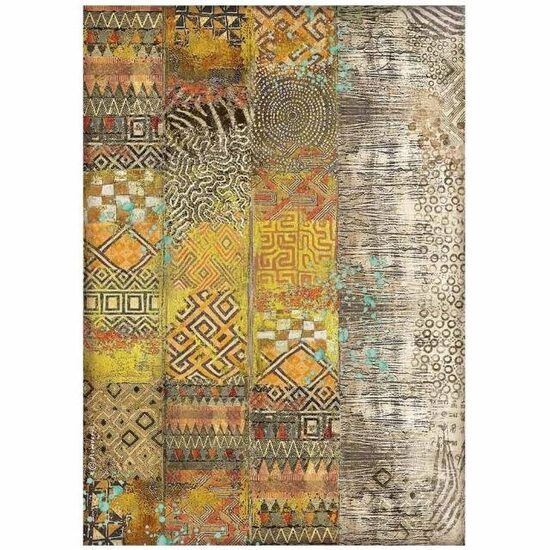 DFSA4687 A4 Rice paper packed - Savana pattern