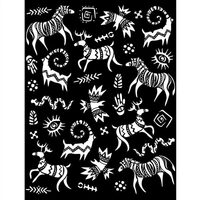 KSTD104 Thick stencil cm 20X25 - Savana grafiti