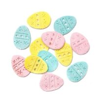 DPWL-034 PLUSH STICKERS - EGGS, 12 PCS PASTEL