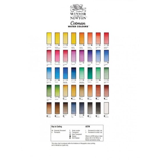 Pastile acuarela, Half Pan 1/2 - Winsor & Newton