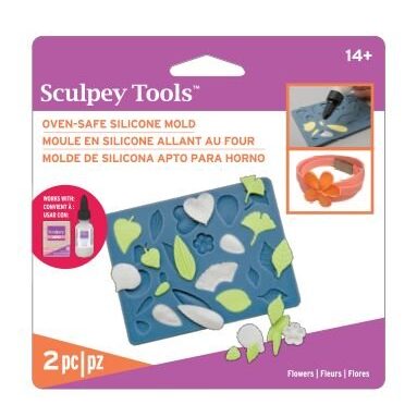 APM62 - Matrita/mulaj silicon - frunze - Sculpey