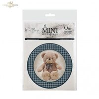 RSM047 - Set 6 hartii de orez mini - 14.8 x 14.8 cm - ITD